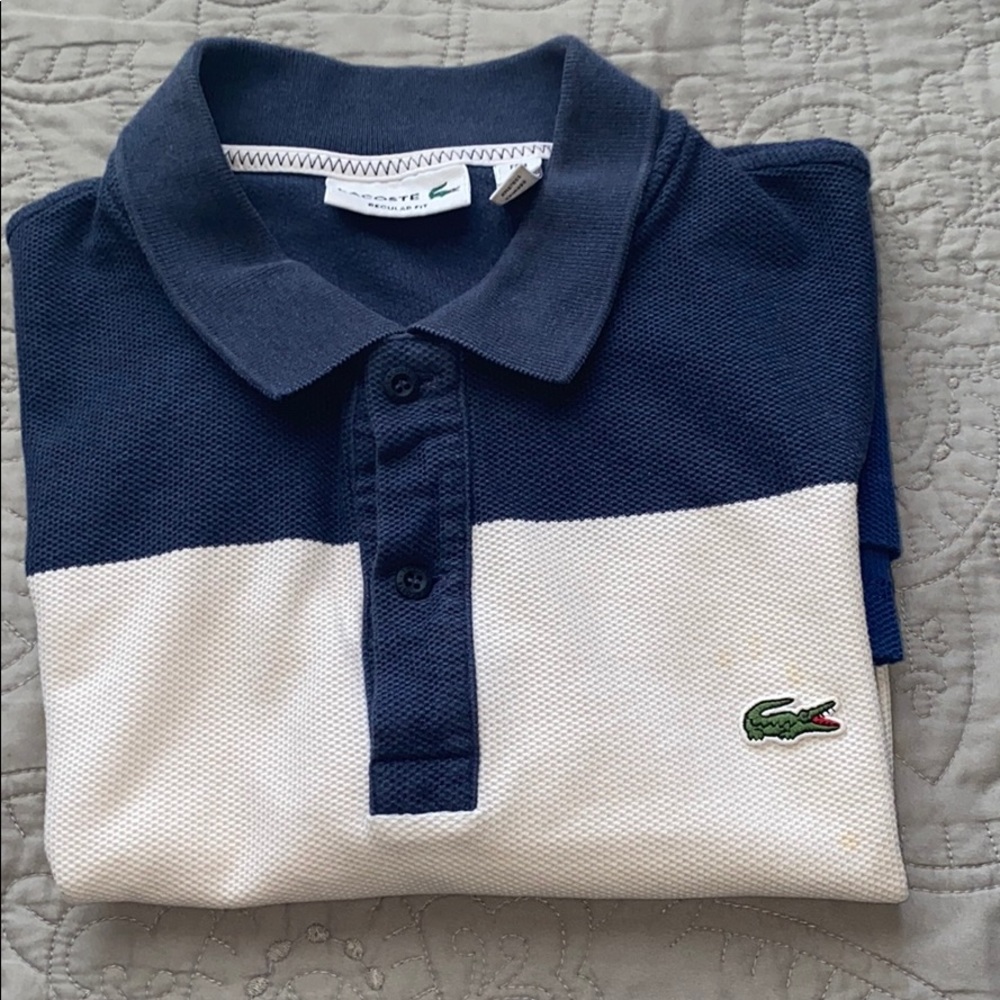 Lacoste polo size M